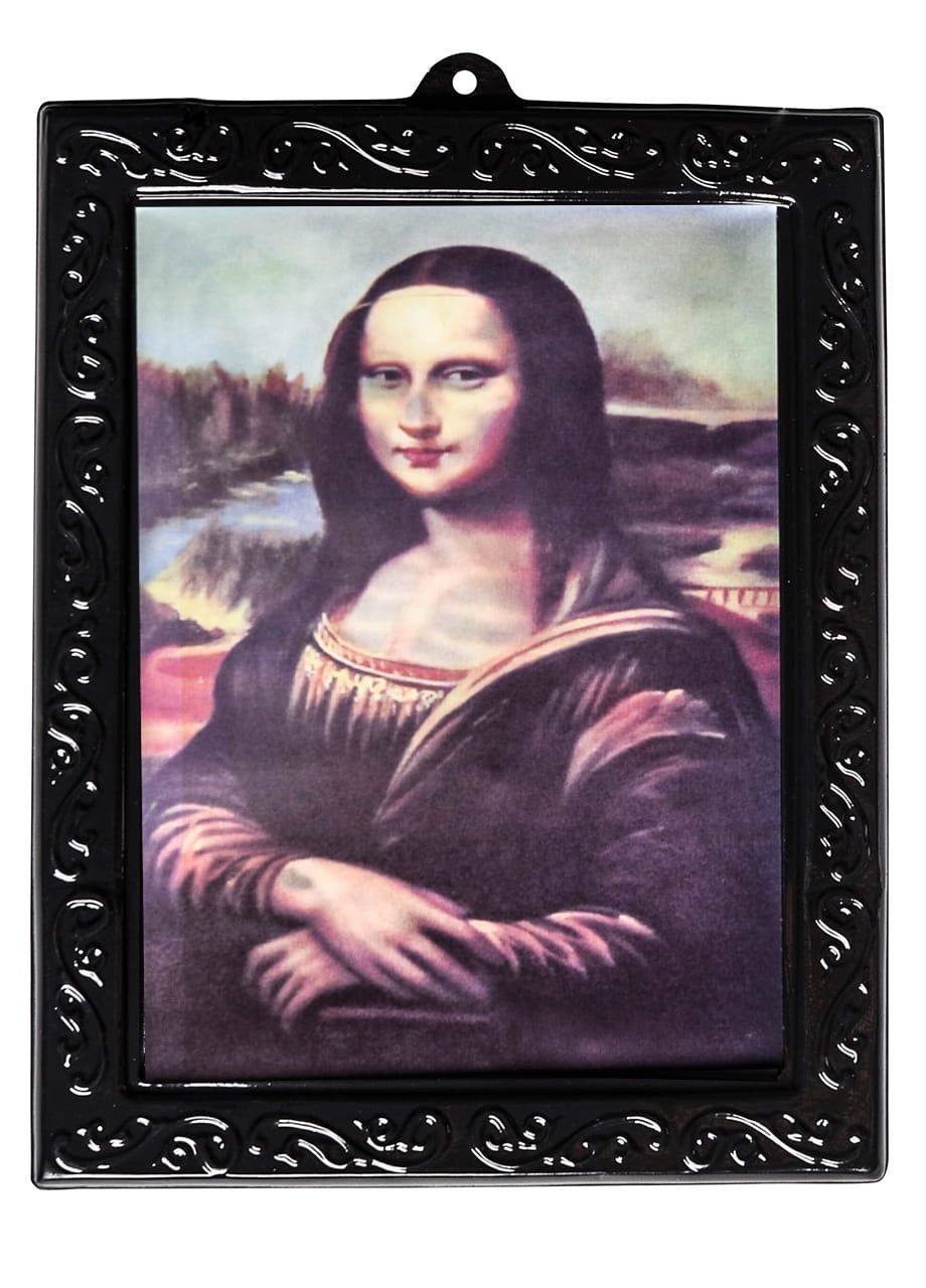 Dekoracja ścienna obraz MONA LISA 3D 22x29cm 
