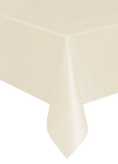 Obrus foliowy KREMOWY 137x274cm