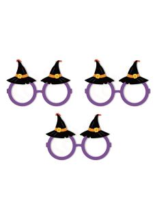 Okulary na halloween CZAROWNICA (3szt.)