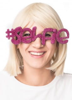 mieszne okulary SELFIE okulary do fotobudki