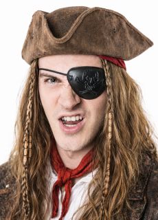 Opaska na oko czarna