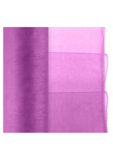 Organza obszyta liwkowa 0,38m x 9m