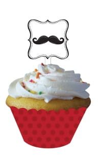 Zestaw do muffinek WSY pikery i foremki do babeczek (12szt.)