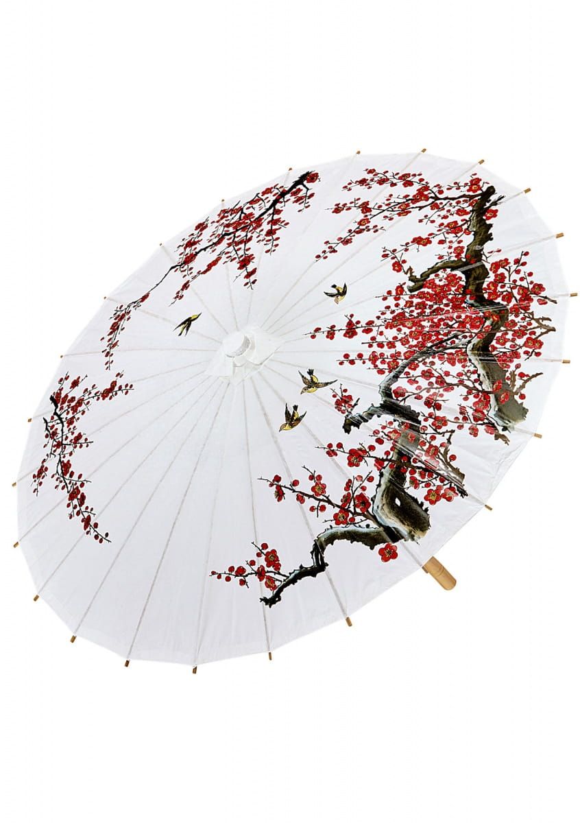 Japońska parasolka biała