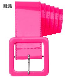 Pasek r�owy NEON PINK dodatek do stroju lata 80