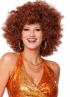 Peruka AFRO jasny br�z afro peruka peruka br�zowa afro peruka karnawa�owa peruka retro na imprez�