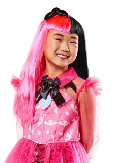 Dzieci�ca peruka Draculaura MONSTER HIGH peruka dzieci�ca peruka dla dziewczynki peruka na Halloween