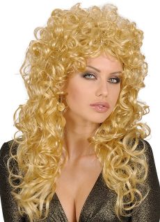 Peruka MOKRA W�OSZKA peruka kr�cone w�osy blond blond peruka peruka blond peruka blond kr�cone w�osy