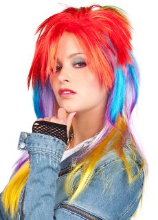 Peruka ROCK multicolor