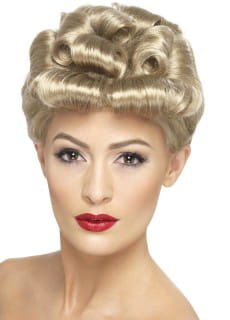 Peruka karnawaowa lata 40 VINTAGE blond