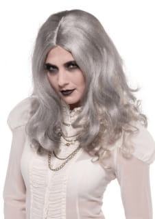 Peruka siwa ZOMBIE na Halloween