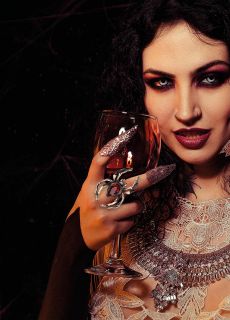 Pier�cionek PAJ�K dodatek do stroju na Halloween