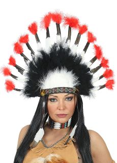 Pi�ropusz INDIA�SKI dodatek do stroju indianski pi�ropusz kostium indianina