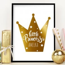 Plakat z uszlachetnieniem PRINCESS