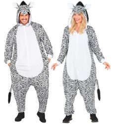 Str�j ZEBRA pluszowy kombinezon - XXL