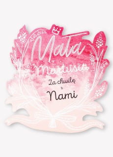 Podkadki personalizowane BABY SHOWER GIRL (6szt.)