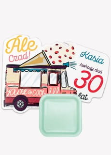 Podkadki personalizowane ICE BABY (6szt.)