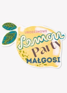 Podkadki papierowe na st LEMON PARTY (6szt.)