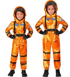 Dzieci�cy str�j ASTRONAUTY pomara�czowy - 116cm