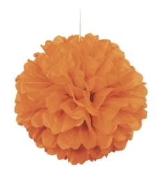 Pompon dekoracyjny pomaraczowy (40cm)