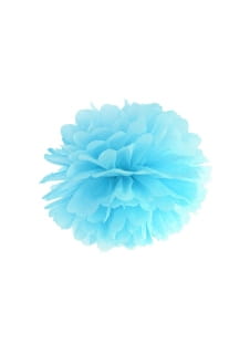 Pompon dekoracyjny z bibuy BKITNY 25cm