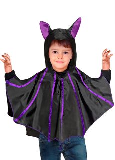 Poncho NIETOPERZ przebranie na Halloween dla dziecka