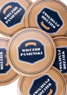 Przypinka na wieczr panieski BROWN