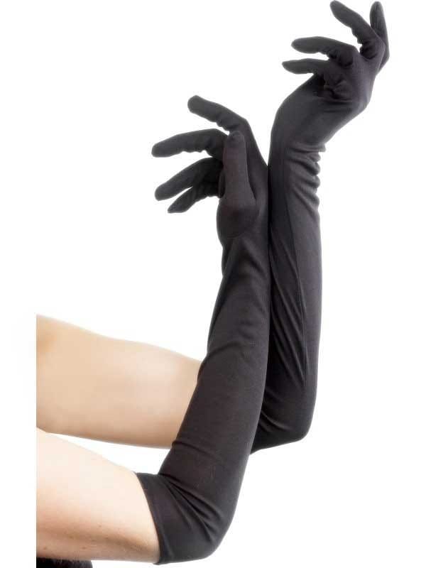 Rękawiczki długie - czarne