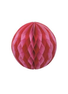 Rozeta wiszca KULA rowa (20cm)