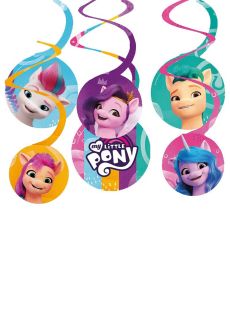 Dekoracja wiszca MY LITTLE PONY Nowe pokolenie (6szt.)