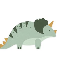 Serwetki dinozaury TRICERATOPS 18x10 cm