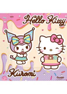 Papierowe serwetki KUROMI 20szt. 