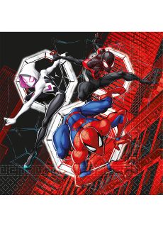 Jednorazowe serwetki SPIDERMAN 33x33 cm (20szt.)