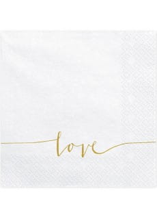 Serwetki LOVE 33cm (20szt.)