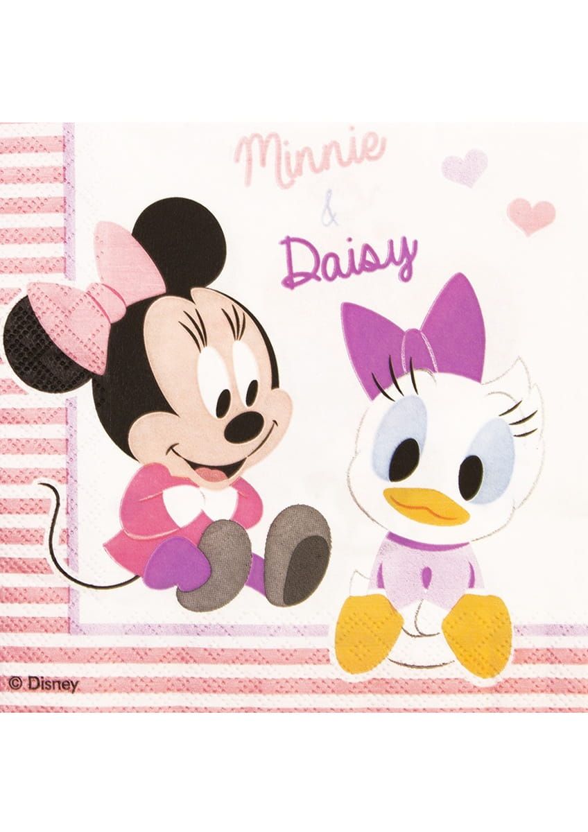 Serwetki papierowe Myszka Minnie i Daisy DISNEY BABY (20szt.)