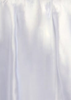 Skirting z byszczcej satyny biay 4m x 75cm