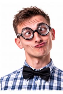 �mieszne okulary NERD - denka od butelek