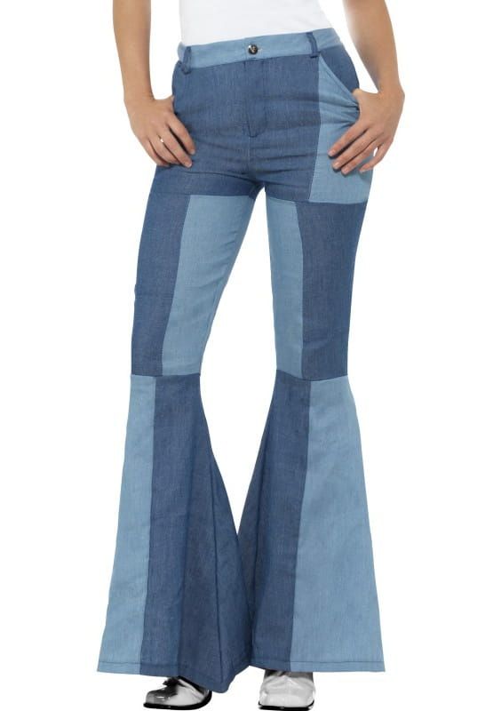 Spodnie LATA 70. dzwony damskie jeans