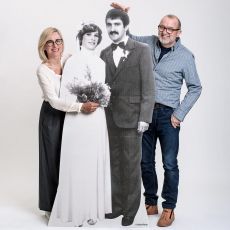 Stand personalizowany PARA MODA dekoracja na rocznic lubu