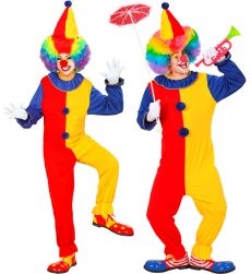 Str�j CLOWNA dla doros�ych unisex - L