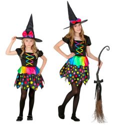 Str�j CZAROWNICA przebranie na Halloween dla dziewczynki 116cm