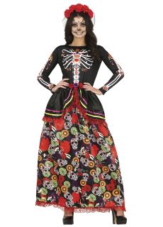 Str�j damski Dia de Los Muertos CATRINA XL-XXL