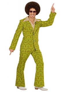 Strj DISCO zielony w stylu lat 70.  - XL