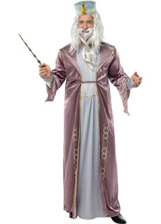 Str�j imprezowy dla doros�ych Albus Dumbledor M- L kostium harry potter str�j czarodzieja kostium na halloween str�j dla doros�ych str�j m�ski