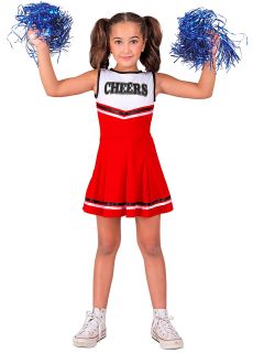 Strj Cheerleaderki dla dziewczynki - 5-6 lat
