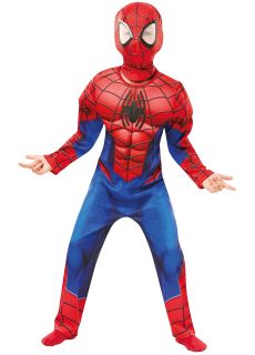 Str�j SPIDERMANA dla dziecka - deluxe M kostium spiderman przebranie superbohatera kostium dzieci�cy