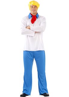 Str�j karnawa�owy FRED Scooby Doo uniwersalny str�j na halloween m�ski str�j scooby doo fred scooby doo przebranie
