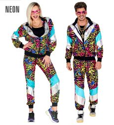 Str�j na kicz party KOLOROWE DRESY lata 90 - XXL