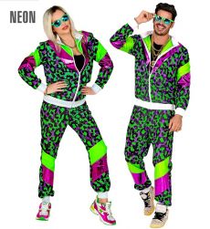 Str�j karnawa�owy NEON PARTY dresy w stylu lat 90 - XL