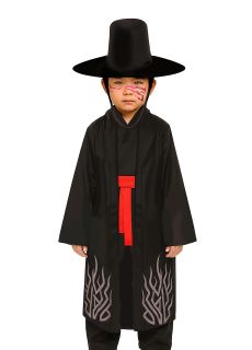 Kostium dla ch�opca K-pop CZARNY DEMON 10-12 lat